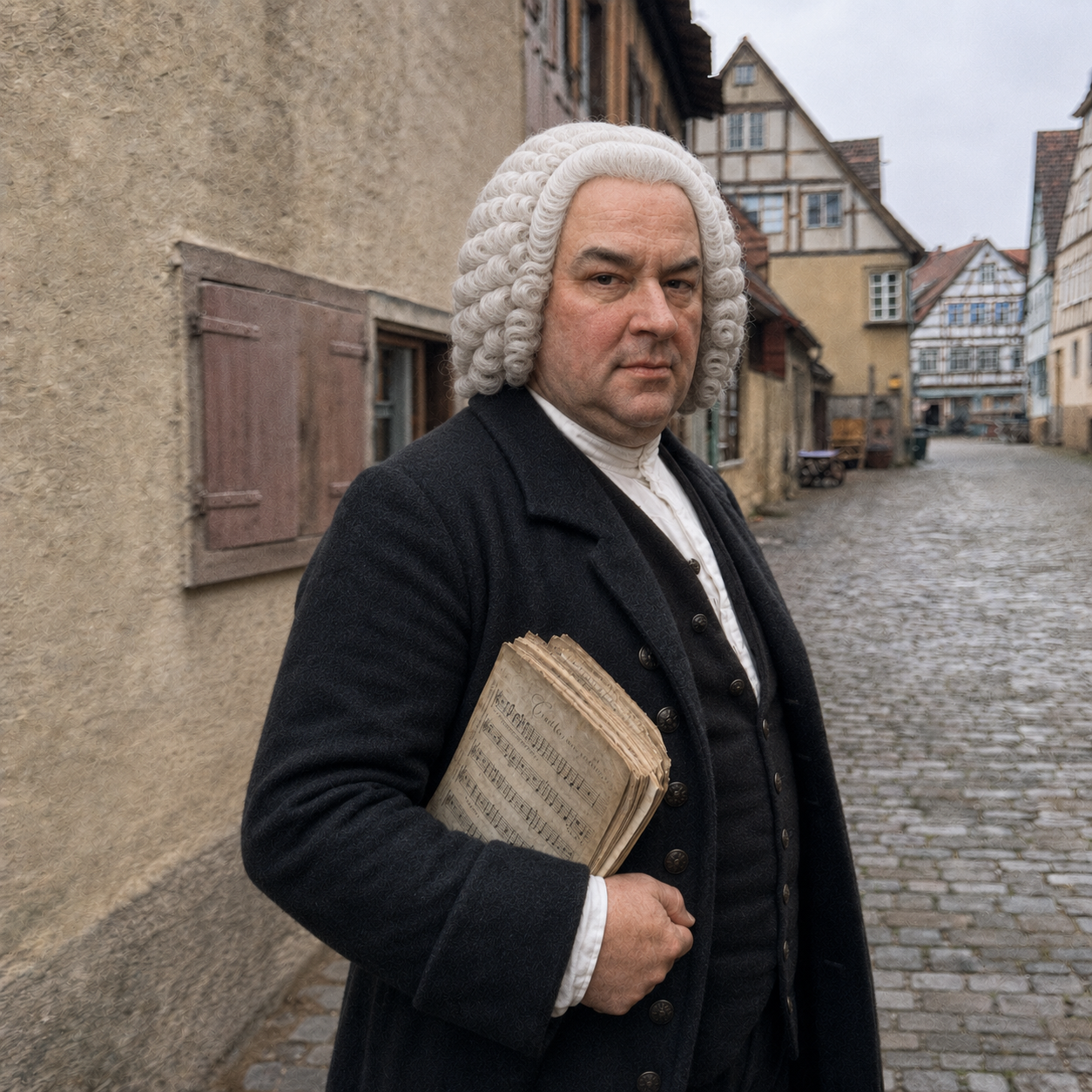 Johann Sebastian Bach Fine Art Portrait Print II