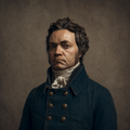 Ludwig van Beethoven fine art portrait print