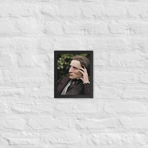 Franz Liszt fine art portrait print, 8x10 framed