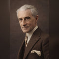 Realistic portrait of Maurice Ravel