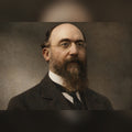 Realistic portrait of Erik Satie