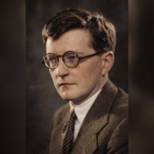 Realistic portrait of Dmitri Shostakovich